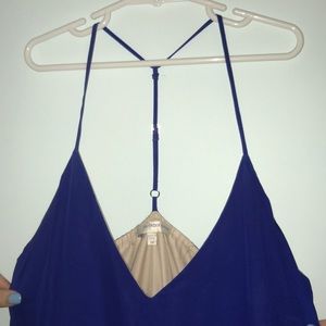 Royal blue prom dress